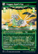 The Dragon-Kami Reborn // Dragon-Kami's Egg (Showcase Soft Glow) [Kamigawa: Neon Dynasty] - Destination Retro