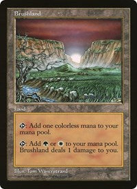 Brushland (Oversized) [Oversize Cards] - Destination Retro