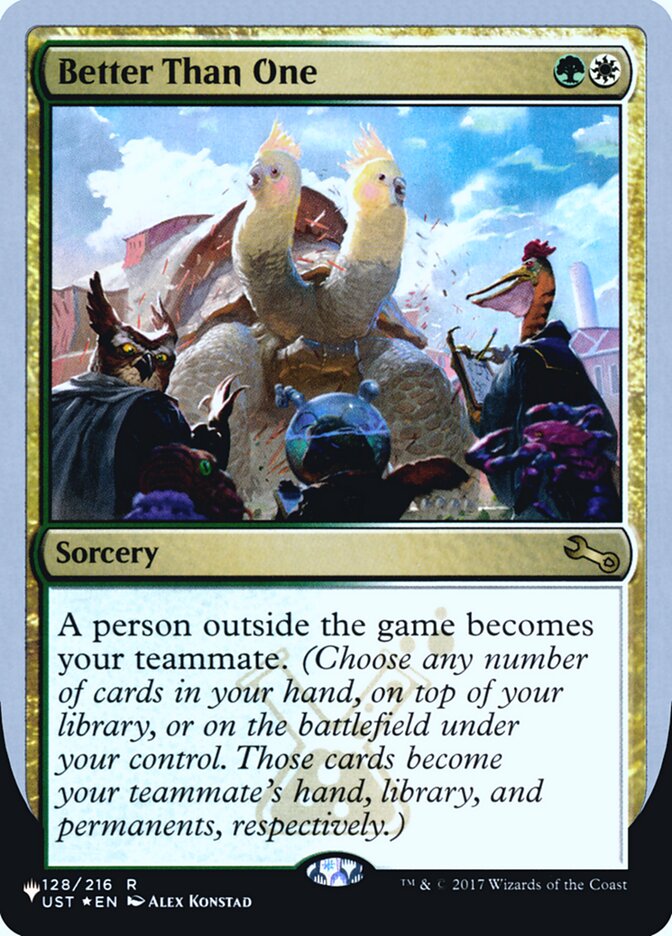 Better Than One (Unfinity Foil Edition) [The List] - Destination Retro