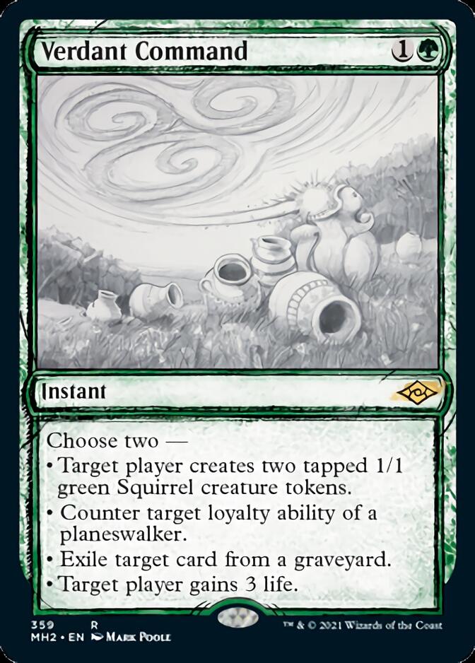 Verdant Command (Sketch) [Modern Horizons 2] - Destination Retro