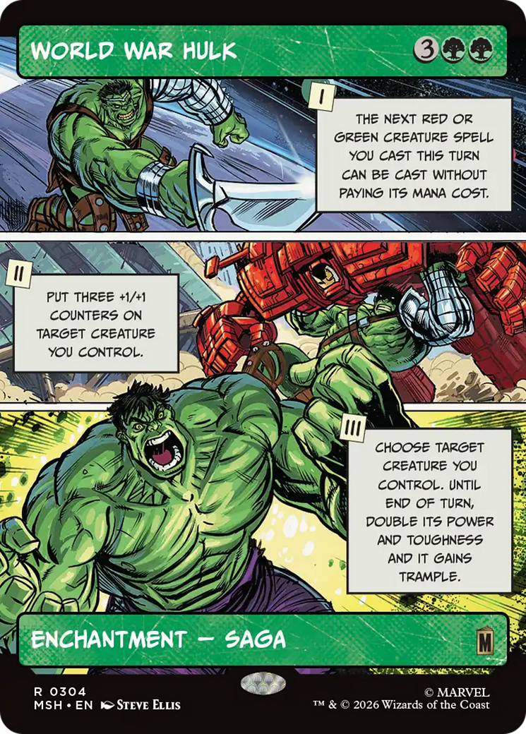 World War Hulk (Borderless) [Marvel Super Heroes] - Destination Retro