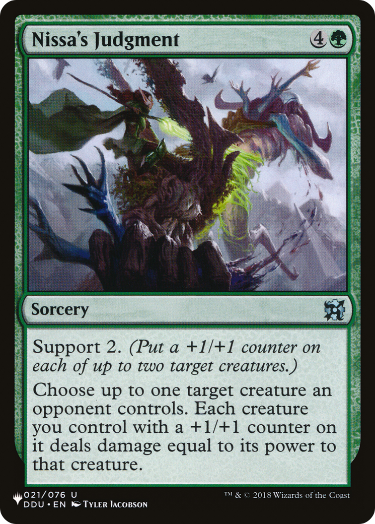 Nissa's Judgment [The List] - Destination Retro