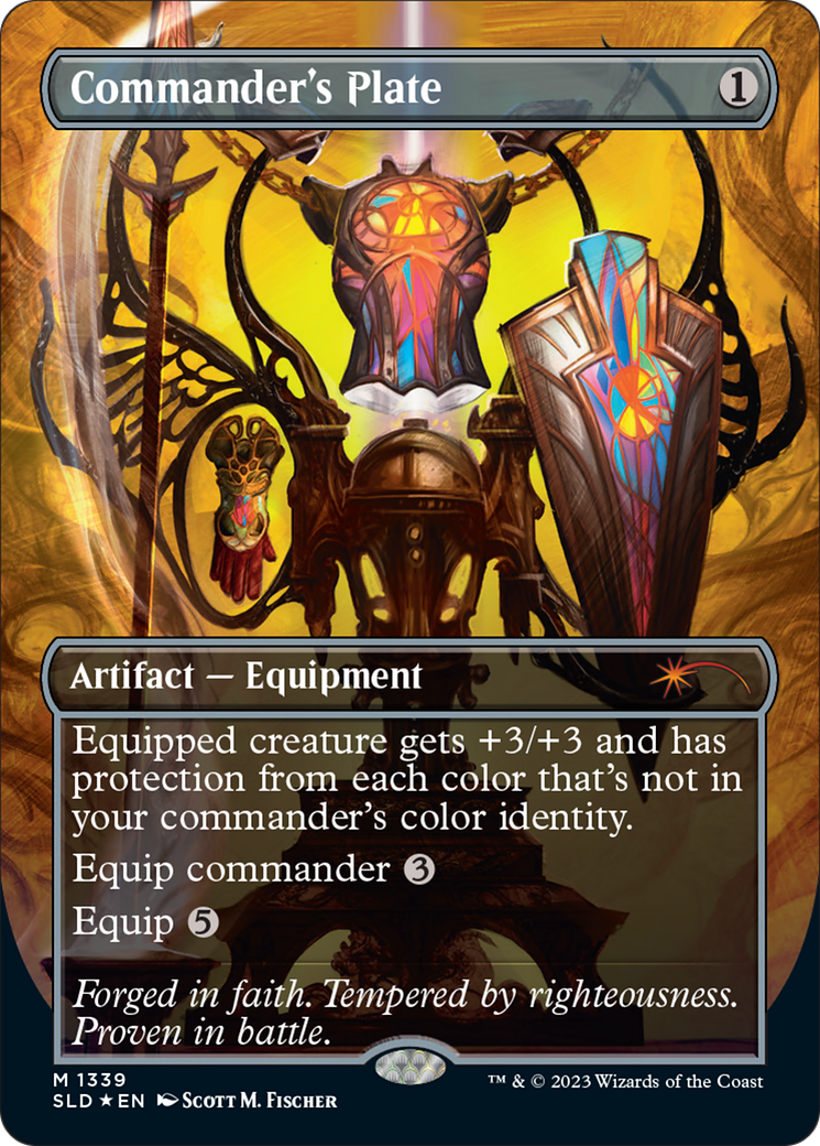 Commander's Plate [Secret Lair Drop Series] - Destination Retro