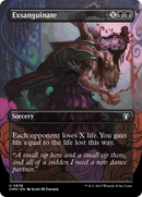 Exsanguinate (Borderless Alternate Art) [Commander Masters] - Destination Retro