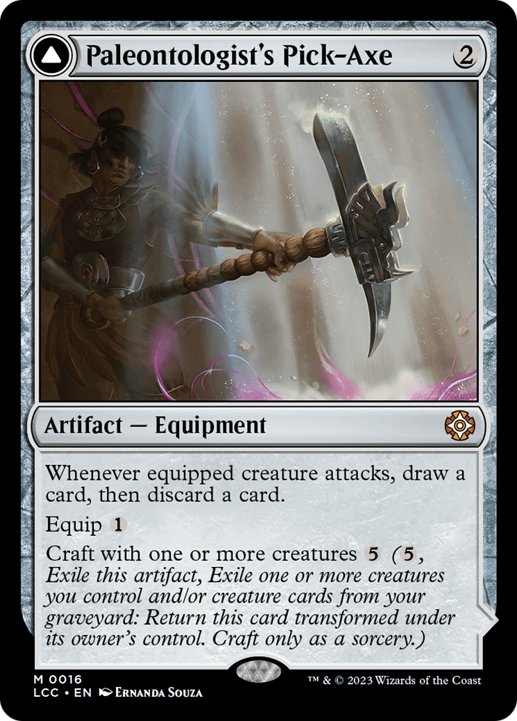 Paleontologist's Pick-Axe [The Lost Caverns of Ixalan Commander] - Destination Retro