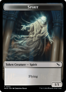 Detective // Spirit Double-Sided Token [Murders at Karlov Manor Tokens] - Destination Retro