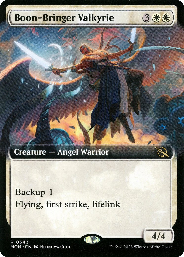 Boon-Bringer Valkyrie (Extended Art) [March of the Machine] - Destination Retro