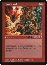 Earthquake (Oversized) [Oversize Cards] - Destination Retro