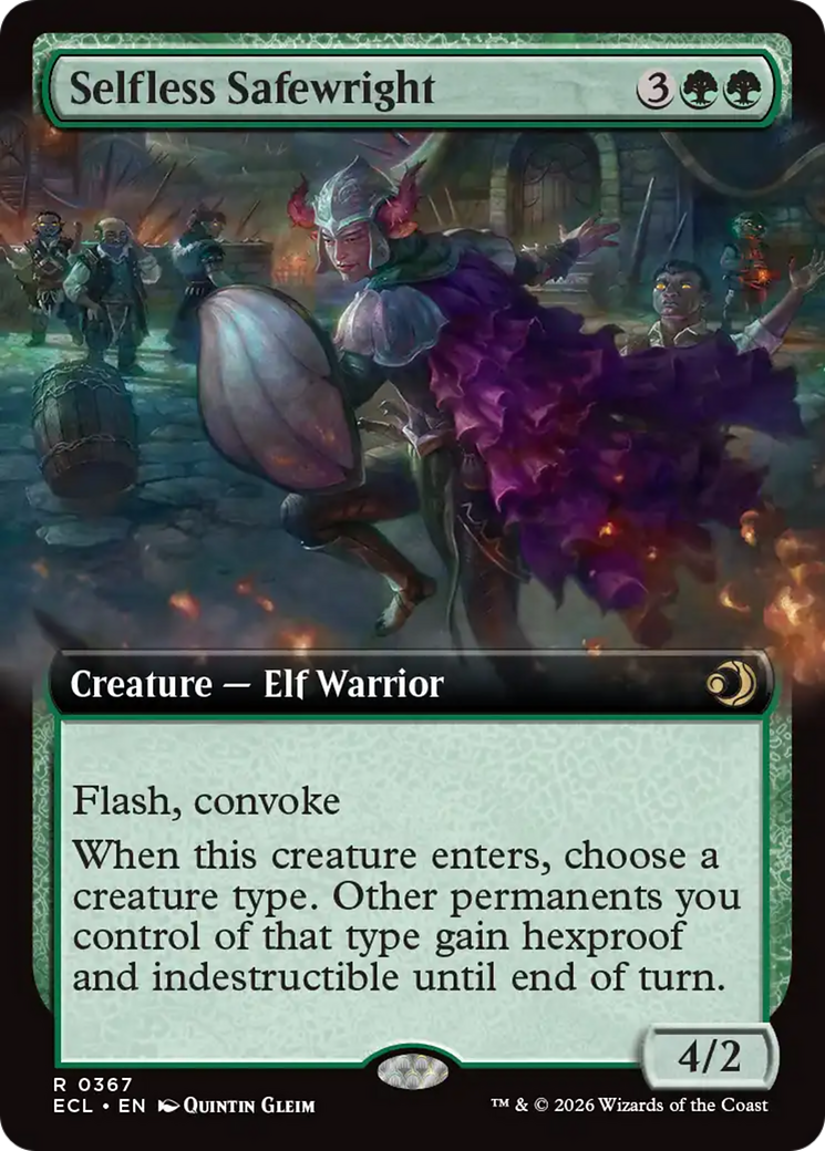 Selfless Safewright (Extended Art) [Lorwyn Eclipsed] - Destination Retro