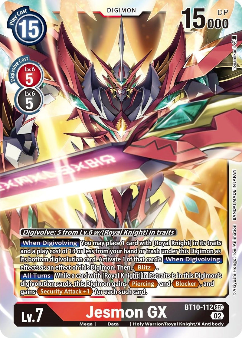 Jesmon GX [BT10-112] [Xros Encounter] - Destination Retro