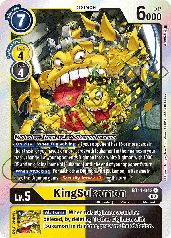 KingSukamon [BT11-043] [Dimensional Phase] - Destination Retro