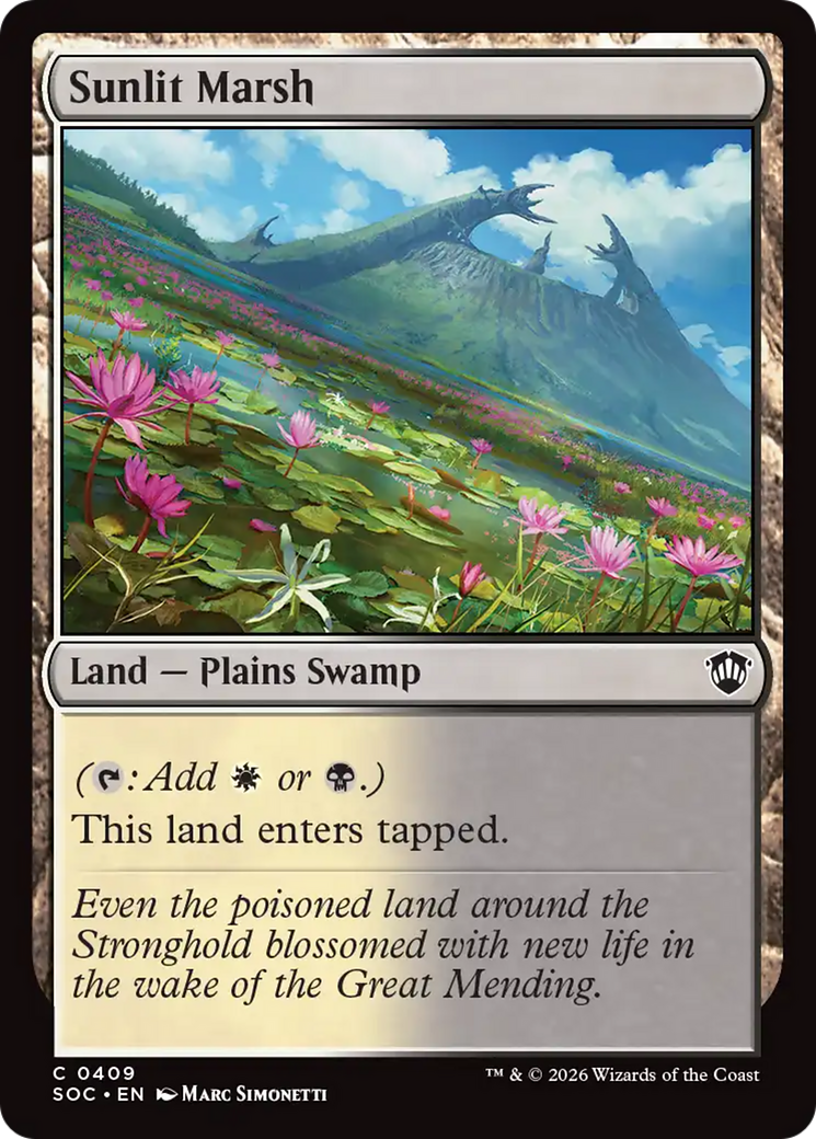 Sunlit Marsh [Secrets of Strixhaven Commander] - Destination Retro