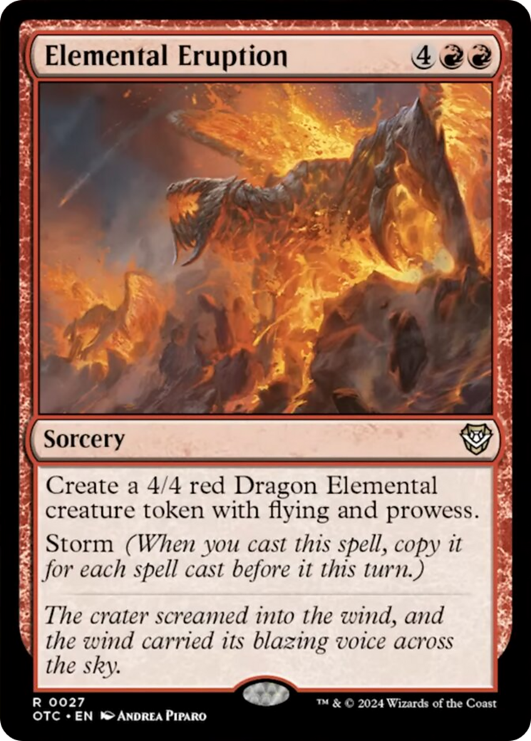 Elemental Eruption [Outlaws of Thunder Junction Commander] - Destination Retro