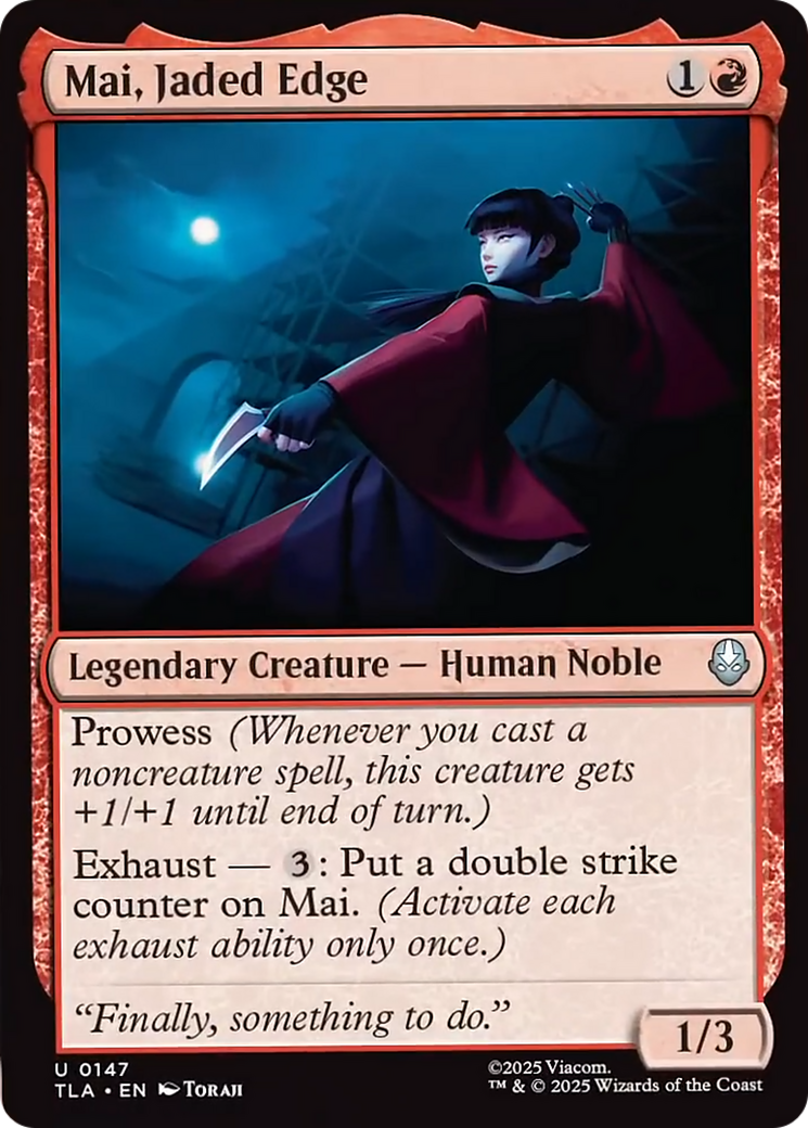 Mai, Jaded Edge [Avatar: The Last Airbender] - Destination Retro