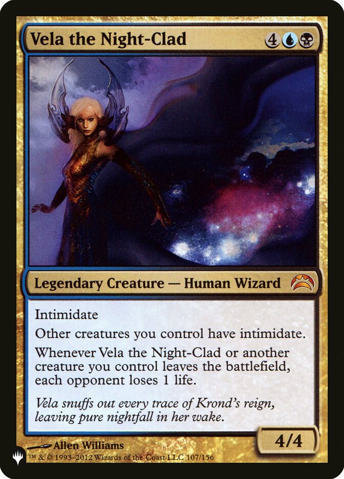 Vela the Night-Clad [The List] - Destination Retro