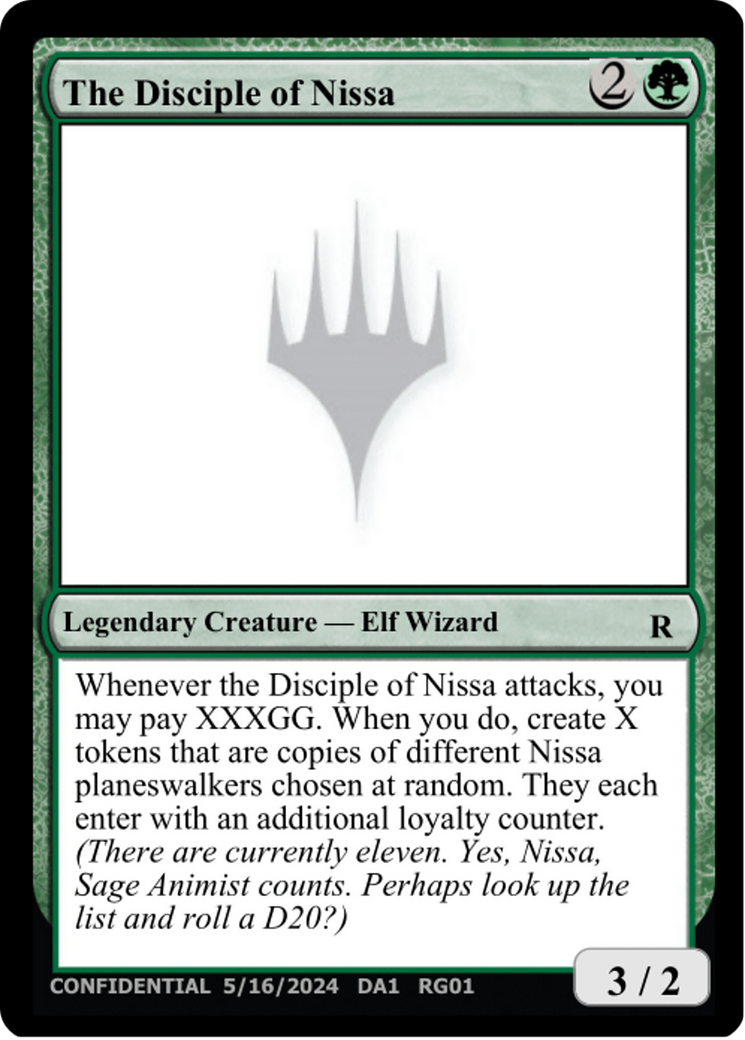 The Disciple of Nissa [Unknown Event] - Destination Retro