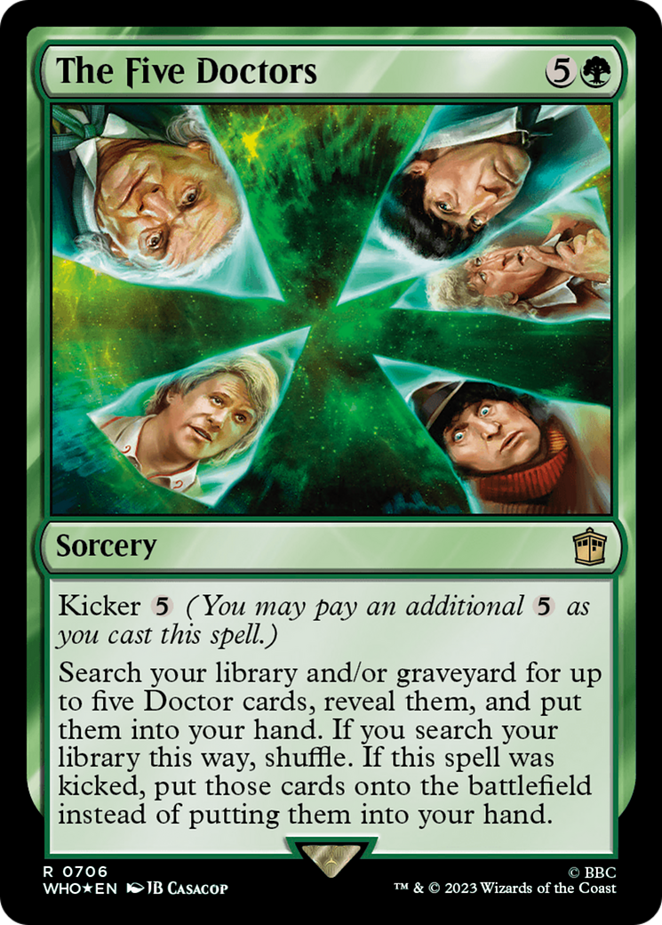 The Five Doctors (Surge Foil) [Doctor Who] - Destination Retro