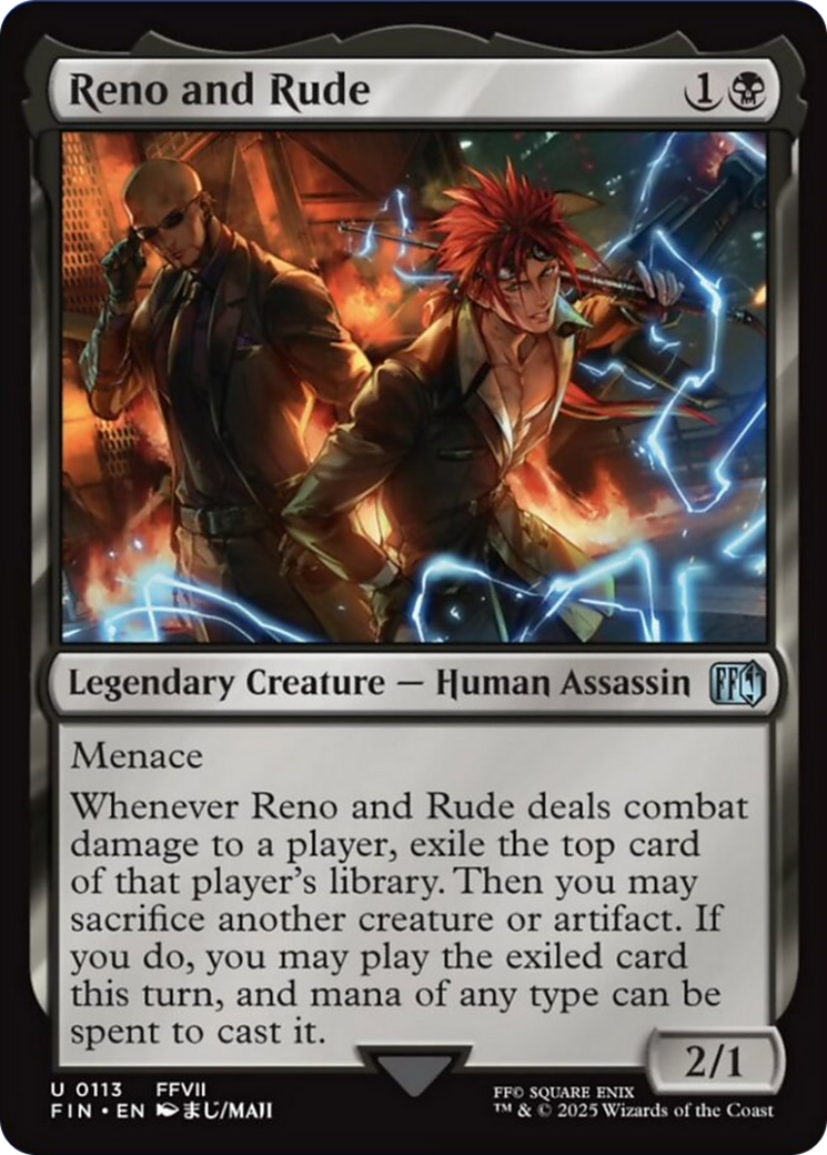 Reno and Rude [FINAL FANTASY] - Destination Retro