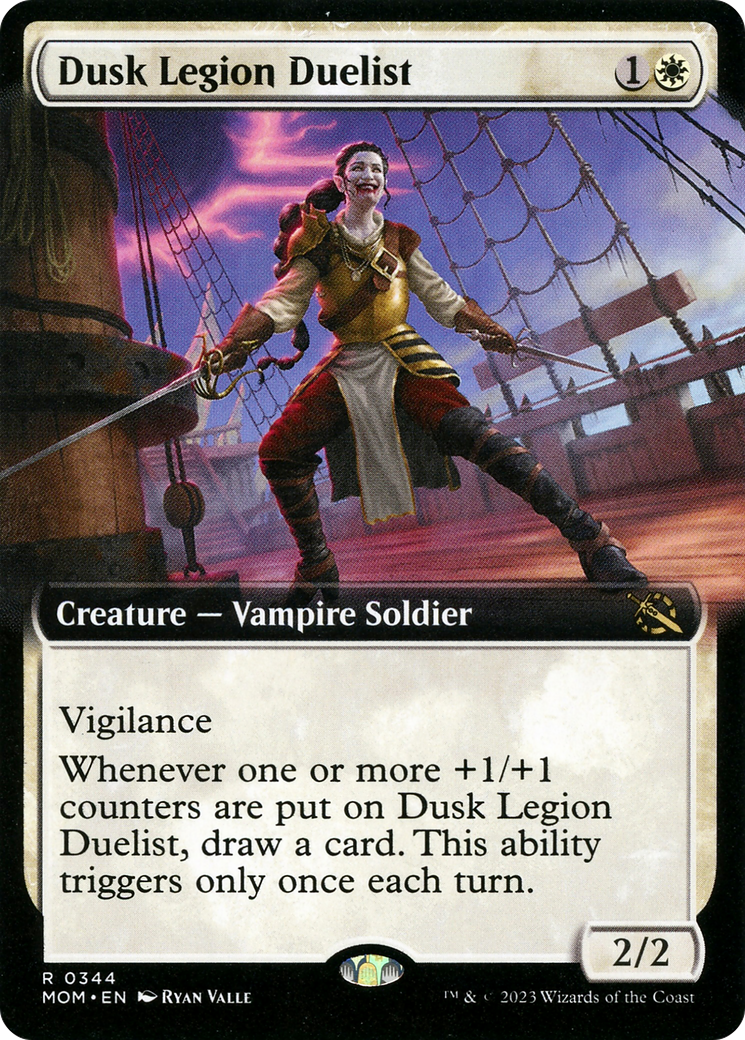 Dusk Legion Duelist (Extended Art) [March of the Machine] - Destination Retro