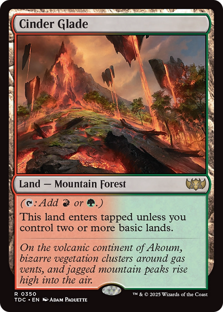 Cinder Glade [Tarkir: Dragonstorm Commander] - Destination Retro