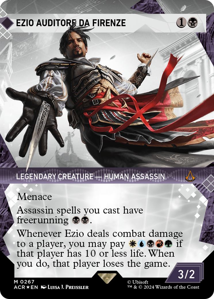 Ezio Auditore da Firenze (Showcase) (Textured Foil) [Assassin's Creed] - Destination Retro