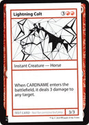 Lightning Colt (2021 Edition) [Mystery Booster Playtest Cards] - Destination Retro