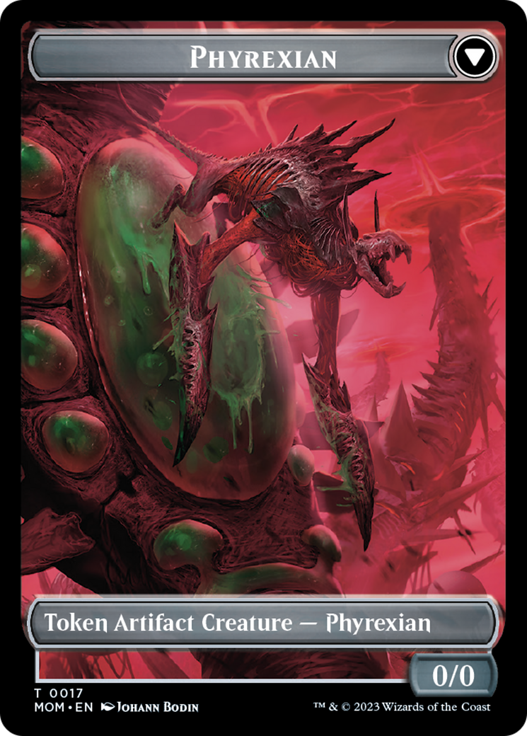 Incubator // Phyrexian (17) Double-Sided Token [March of the Machine Tokens] - Destination Retro