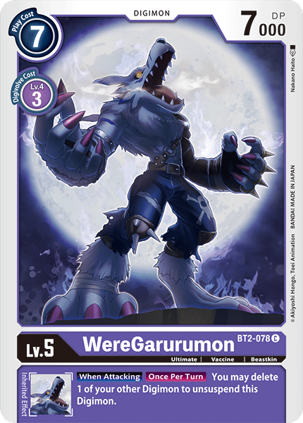 WereGarurumon [BT2-078] [Release Special Booster Ver.1.0] - Destination Retro