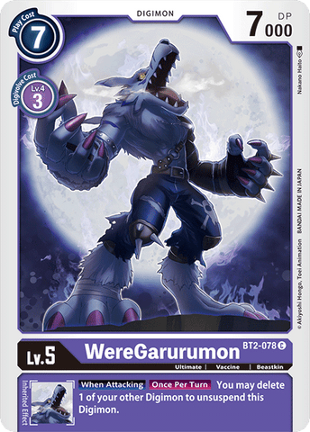 WereGarurumon [BT2-078] [Release Special Booster Ver.1.0] - Destination Retro