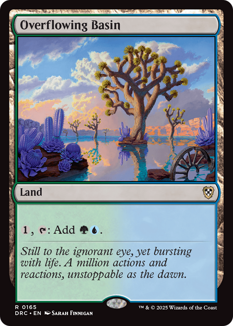 Overflowing Basin [Aetherdrift Commander] - Destination Retro