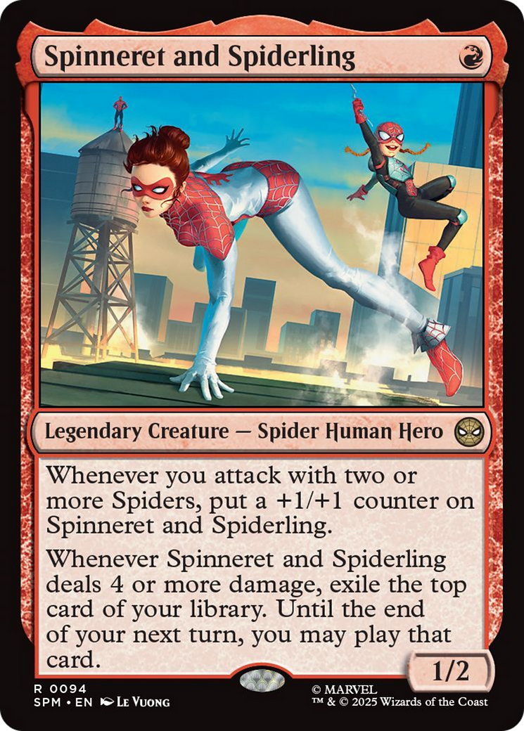 Spinneret and Spiderling [Marvel's Spider-Man] - Destination Retro
