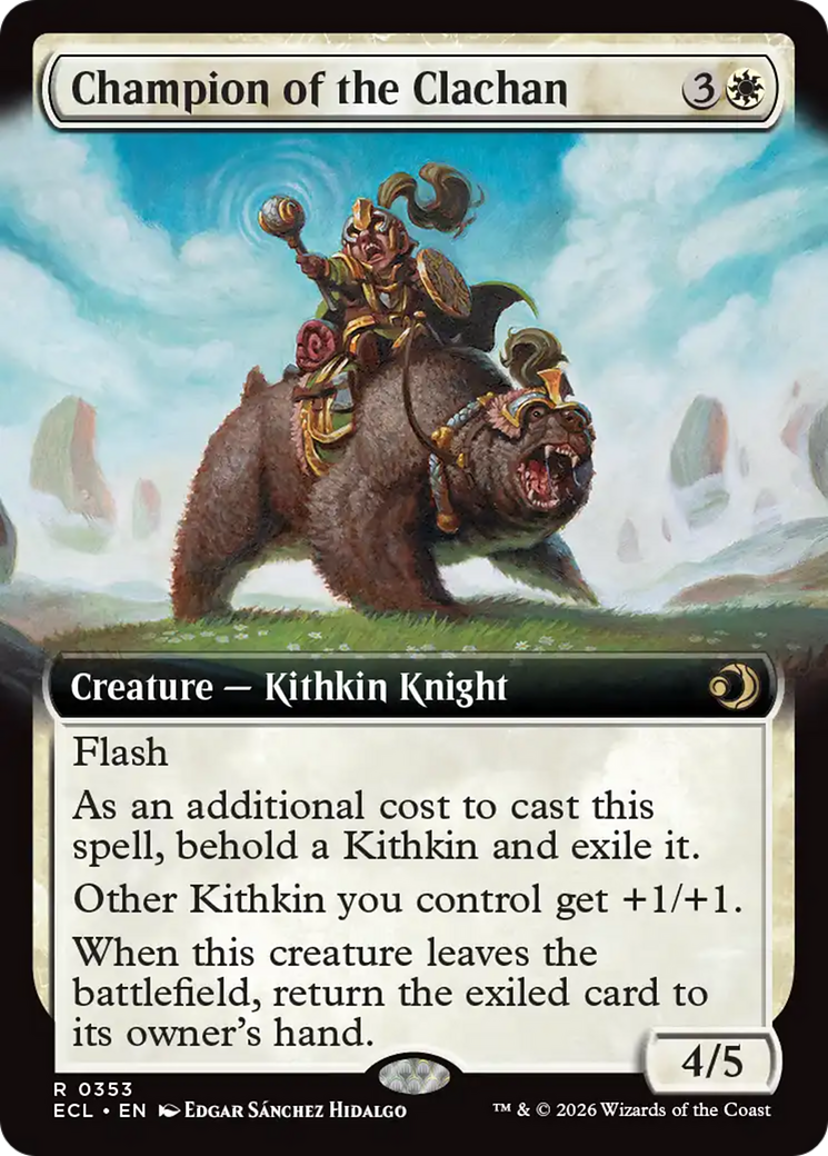 Champion of the Clachan (Extended Art) [Lorwyn Eclipsed] - Destination Retro