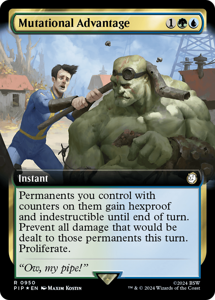 Mutational Advantage (Extended Art) (Surge Foil) [Fallout] - Destination Retro