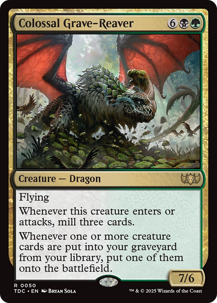 Colossal Grave-Reaver [Tarkir: Dragonstorm Commander] - Destination Retro