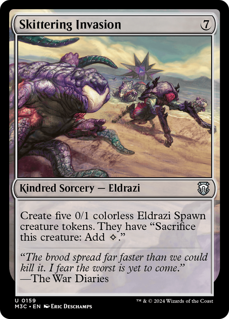 Skittering Invasion (Ripple Foil) [Modern Horizons 3 Commander] - Destination Retro