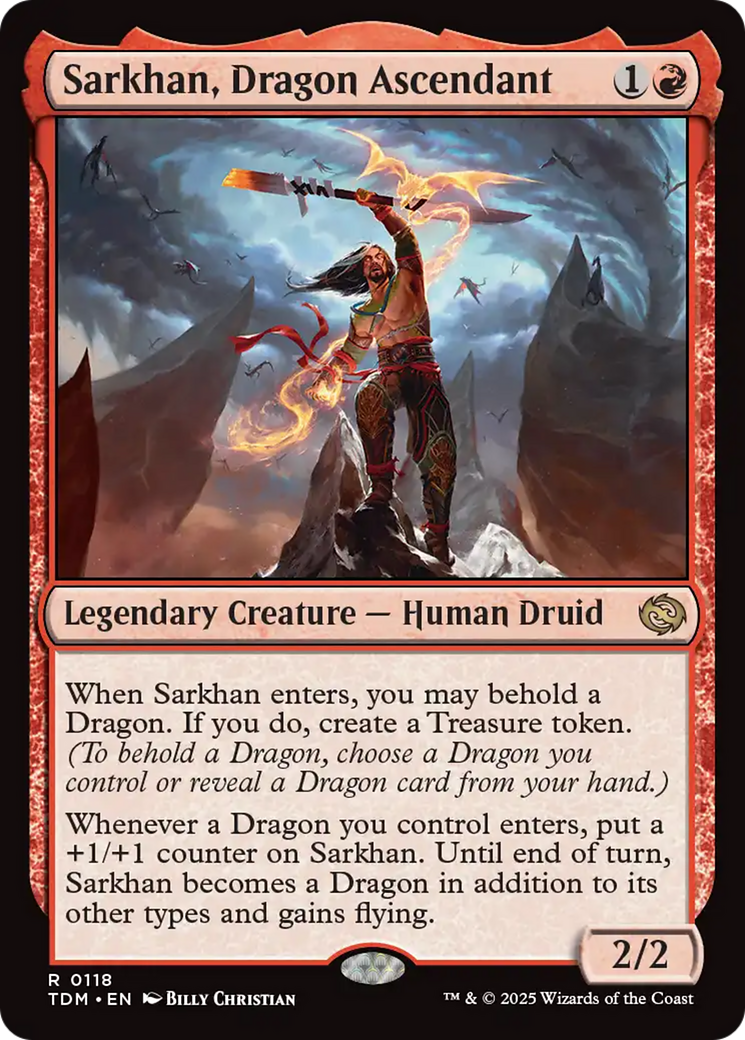 Sarkhan, Dragon Ascendant (118) [Tarkir: Dragonstorm] - Destination Retro