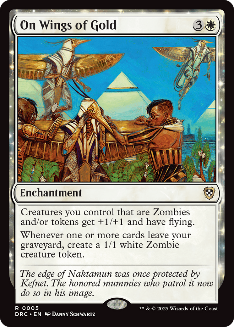 On Wings of Gold [Aetherdrift Commander] - Destination Retro