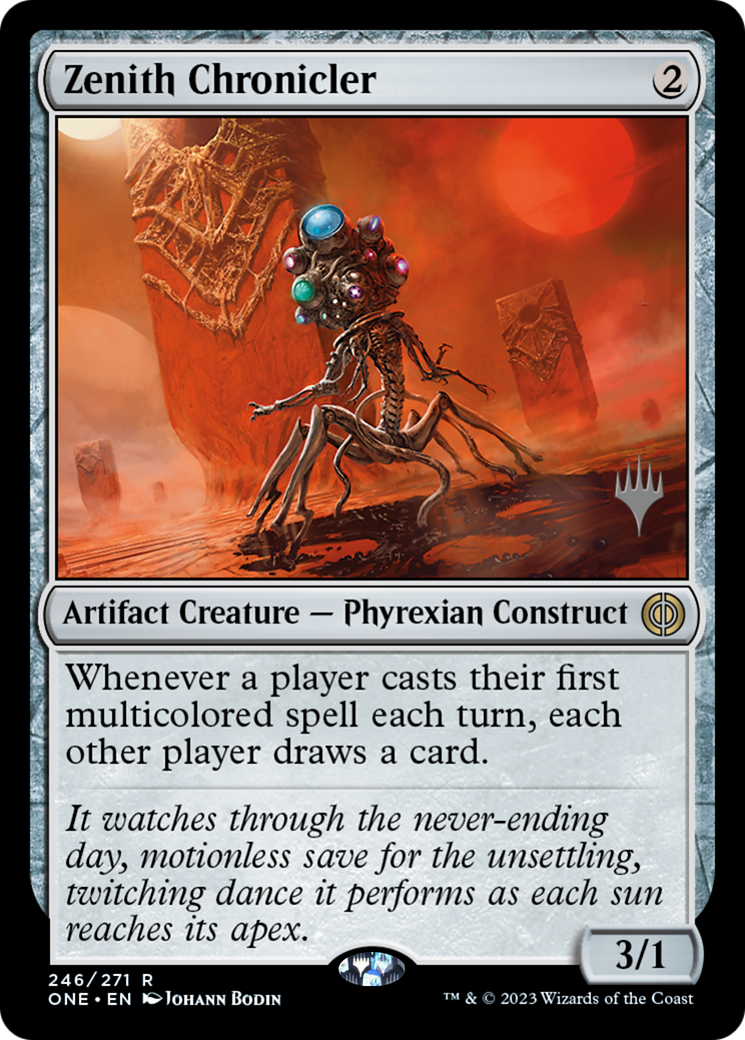 Zenith Chronicler (Promo Pack) [Phyrexia: All Will Be One Promos] - Destination Retro