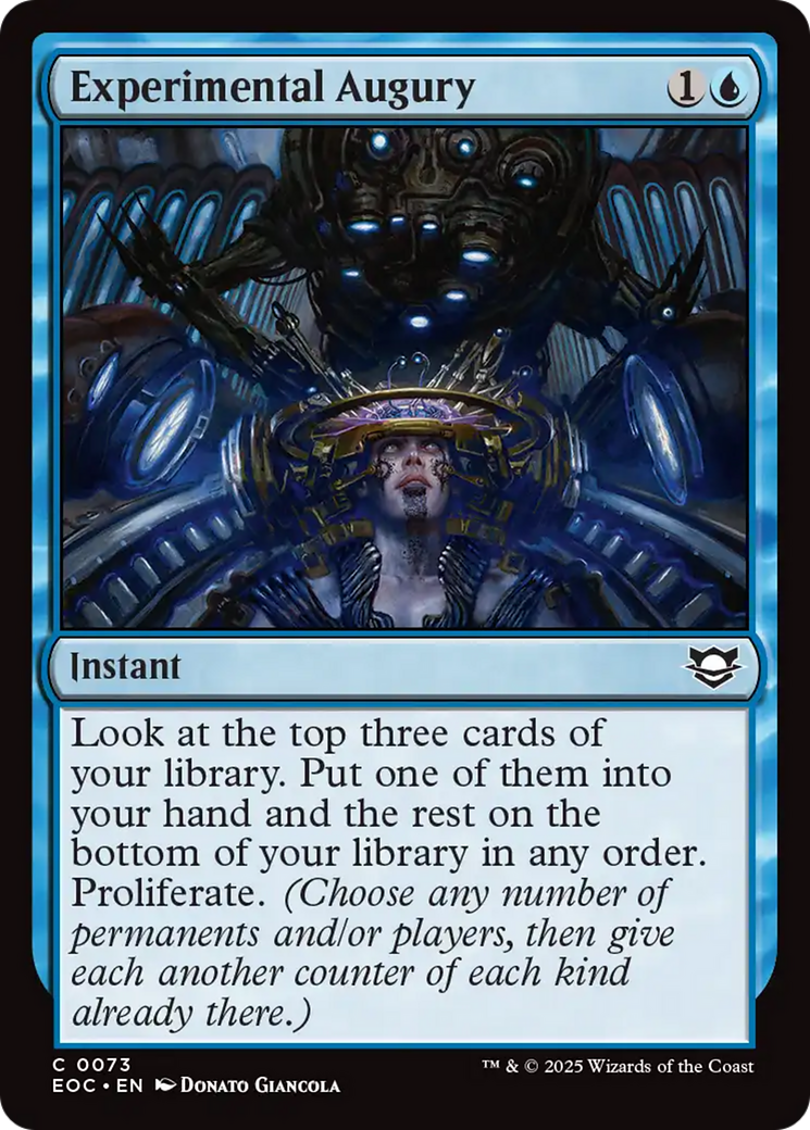 Experimental Augury [Edge of Eternities Commander] - Destination Retro