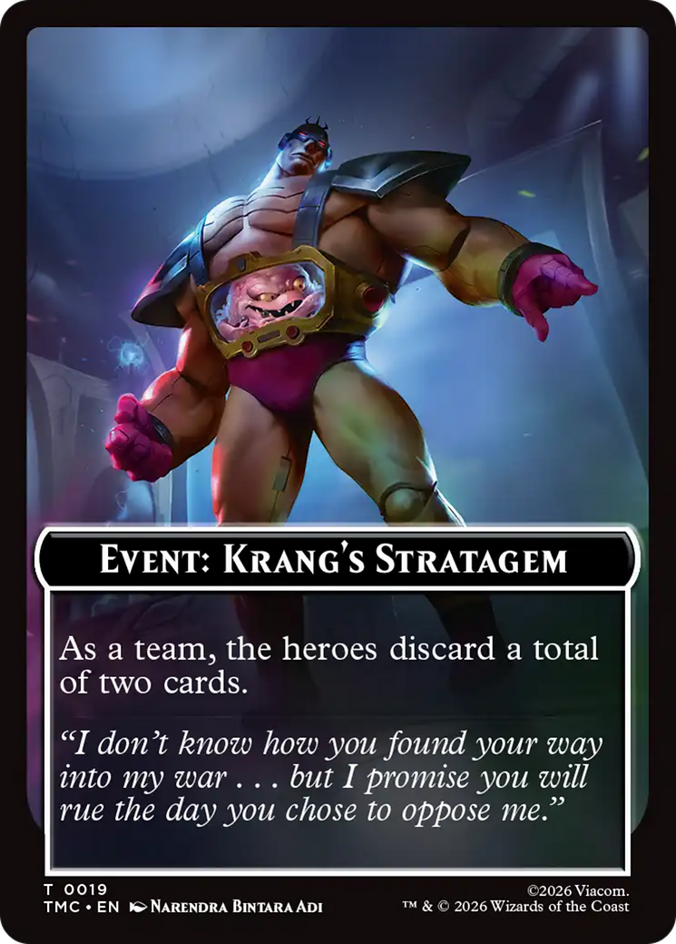 Event: Krang's Stratagem [Teenage Mutant Ninja Turtles Commander Tokens] - Destination Retro