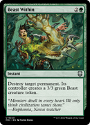 Beast Within (Ripple Foil) [Modern Horizons 3 Commander] - Destination Retro