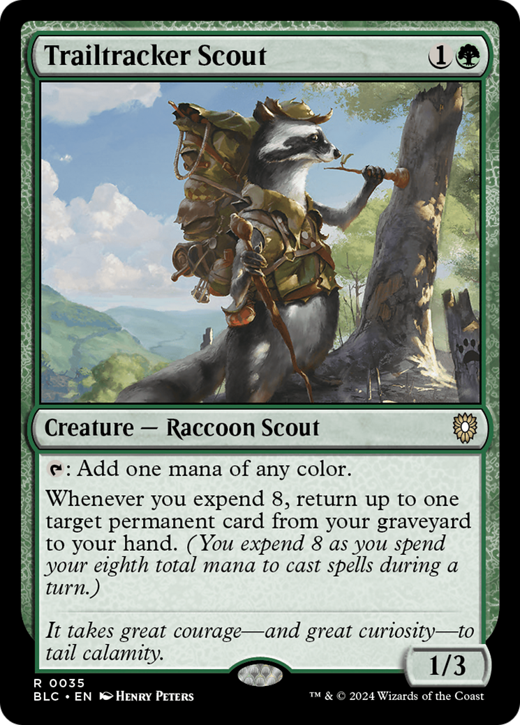 Trailtracker Scout [Bloomburrow Commander] - Destination Retro
