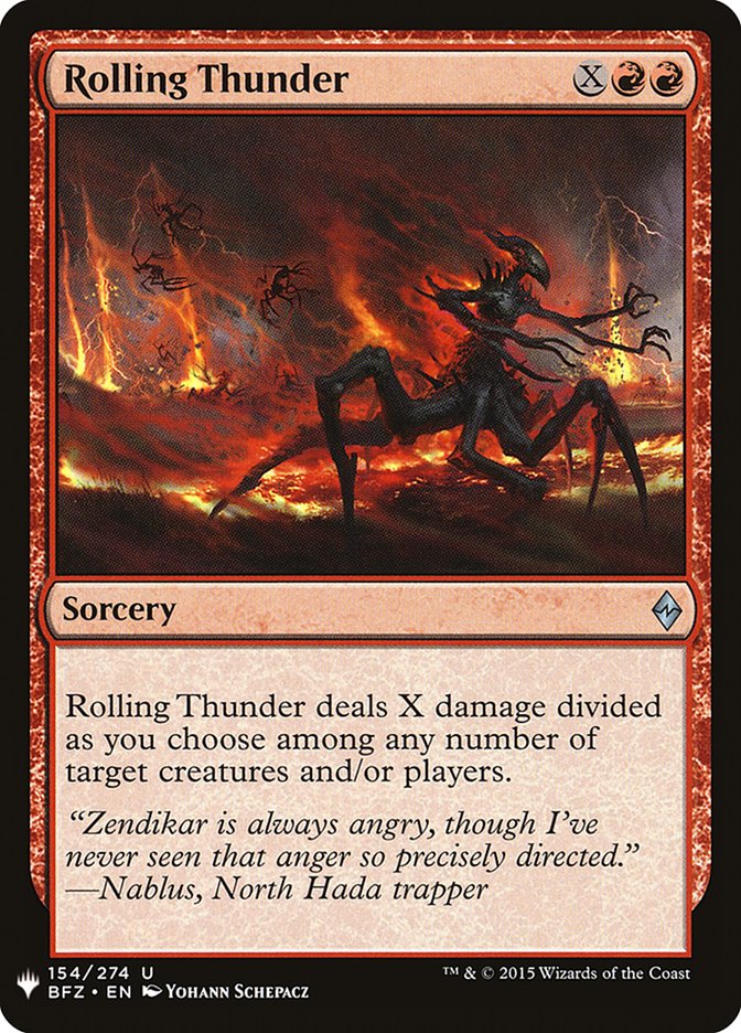 Rolling Thunder [Mystery Booster] - Destination Retro