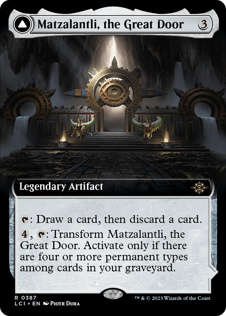 Matzalantli, the Great Door // The Core (Extended Art) [The Lost Caverns of Ixalan] - Destination Retro