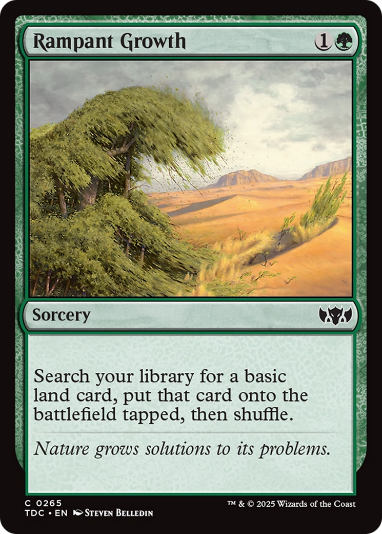 Rampant Growth [Tarkir: Dragonstorm Commander] - Destination Retro