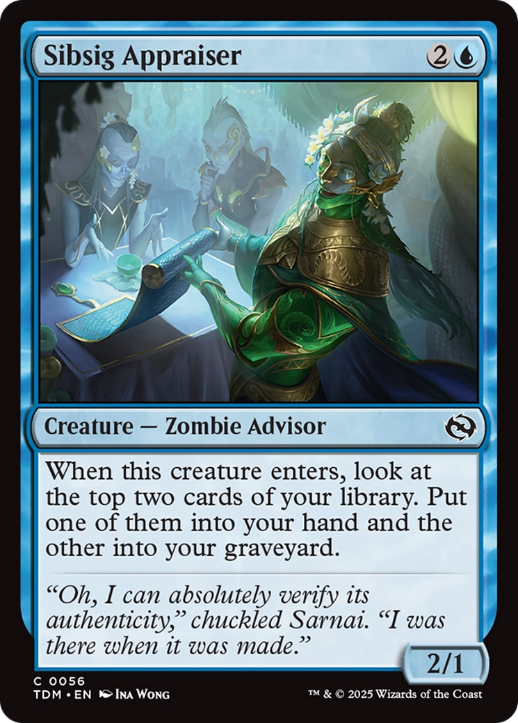 Sibsig Appraiser [Tarkir: Dragonstorm] - Destination Retro