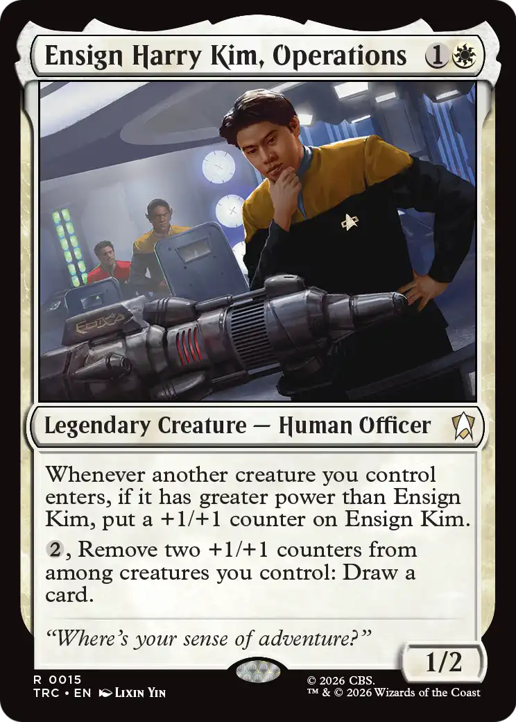 Ensign Harry Kim, Operations [Star Trek Commander] - Destination Retro