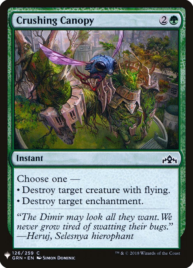 Crushing Canopy [Mystery Booster] - Destination Retro