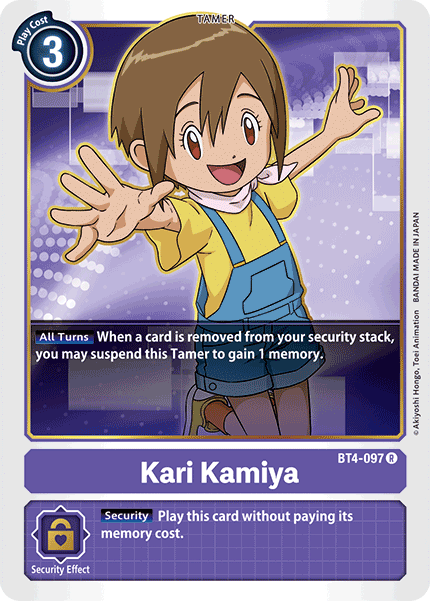 Kari Kamiya [BT4-097] [Great Legend] - Destination Retro