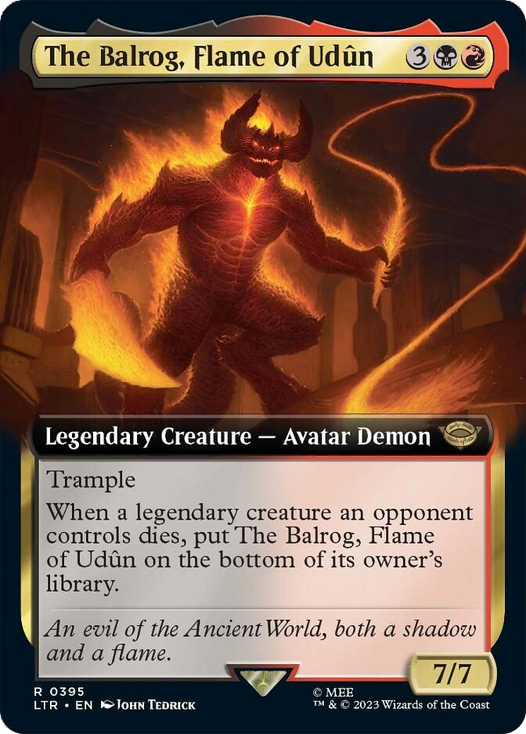 The Balrog, Flame of Udun (Extended Art) [The Lord of the Rings: Tales of Middle-Earth] - Destination Retro